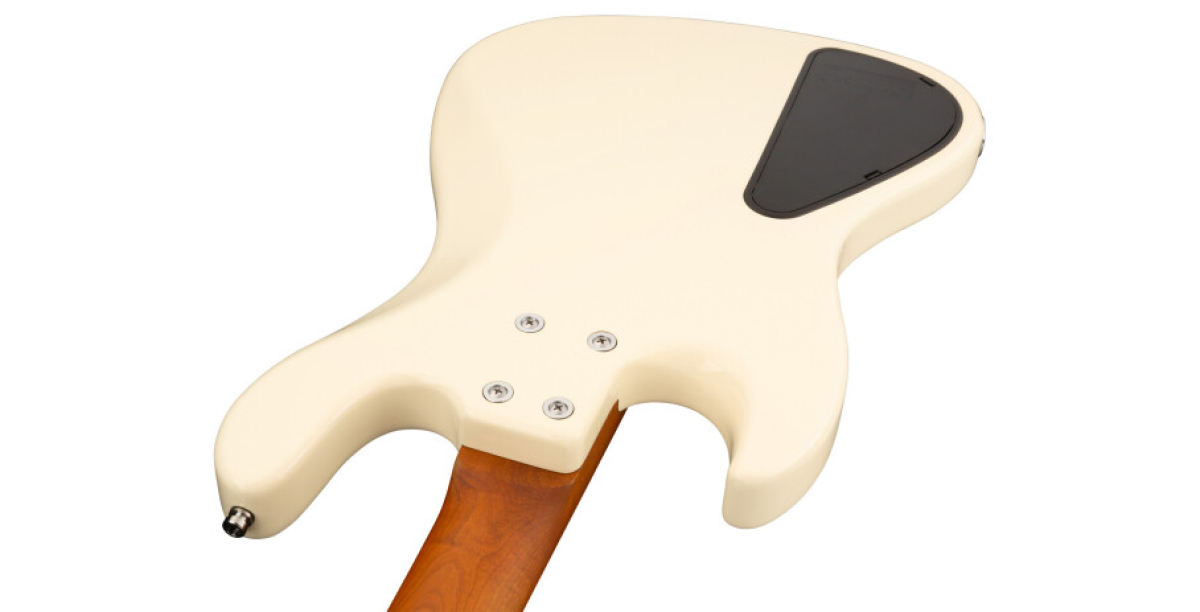 Sadowsky MetroExpress 21-Fret Vintage M/J Bass, Roasted Maple Fingerboard, 4-String - Solid Olympic White High Polish